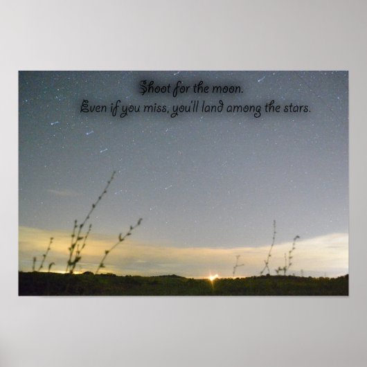 星を狙って撃つ ポスター (正面)