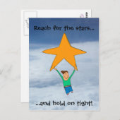 星を目指してリーチ… ポストカード (正面/裏面)