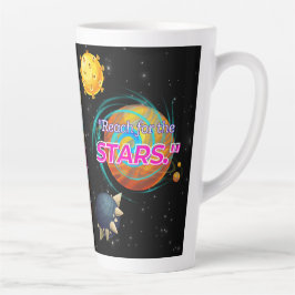 星を目指して カフェラテマグ