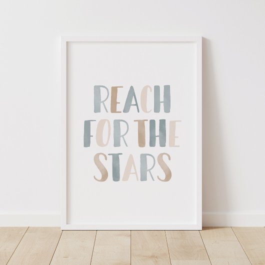 星を目指して ニュートラルな外宇宙の子供部屋 ポスター