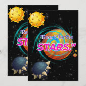 星を目指して 招待状 (正面/裏面)