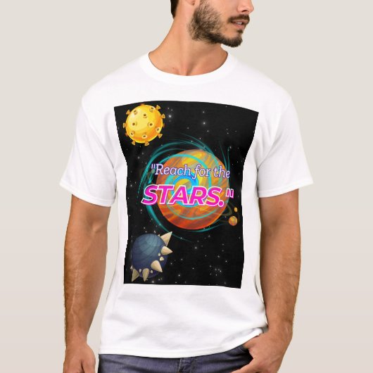 星を目指して Tシャツ (正面)