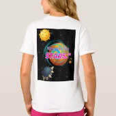 星を目指して Tシャツ (裏面)