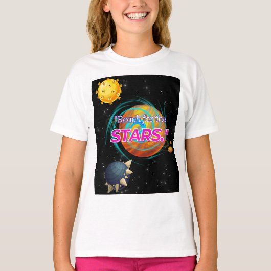 星を目指して Tシャツ (正面)