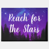 星を目指すやる気を起こさせる マグネット (正面)