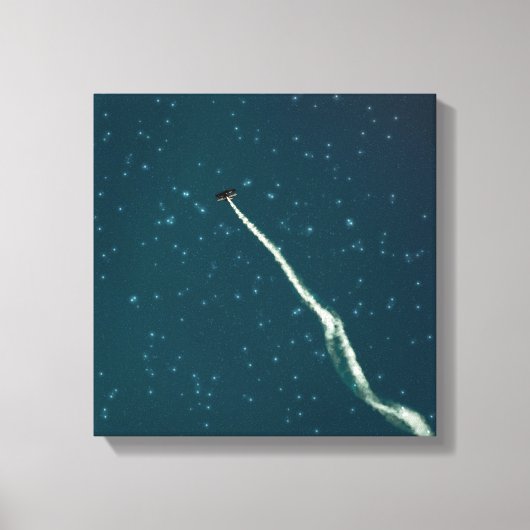 星を目指す キャンバスプリント (正面)