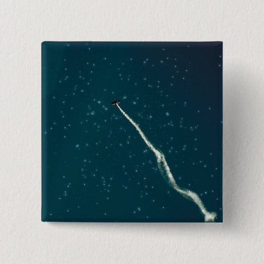 星を目指す 缶バッジ (正面)