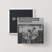 星を眺めている天文学者 缶バッジ (正面&裏面)