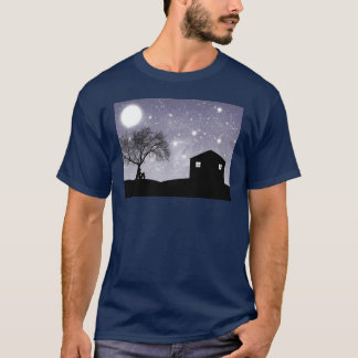 星を眺めること Tシャツ