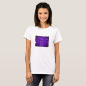 星を眺める猫のTシャツ Tシャツ (正面フル)