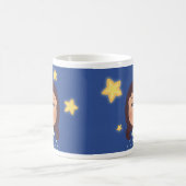 星を見ている女の子 コーヒーマグカップ (中央)