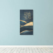 星を見る キャンバスプリント (インサイチュ (ウッドフロア))