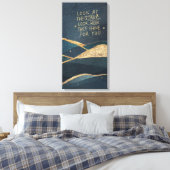 星を見る キャンバスプリント (インサイチュ (寝室))