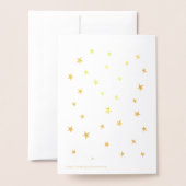 星を見る |ゴールドフォイルカード 箔カード (裏面封筒付き)