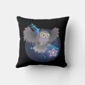 星を見る～フクロウ枕 クッション (裏面)