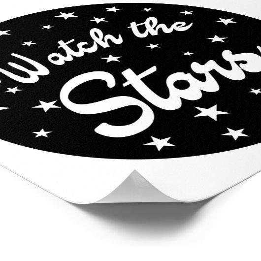 星を見る ポスター (角)