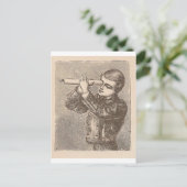 星を見る ポストカード (スタンド正面)