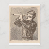 星を見る ポストカード (正面)