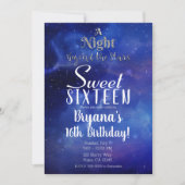 星を超えた夜 スターズ・スウィート16パーティ 招待状 (正面)