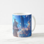 星を超えて卒業マグ コーヒーマグカップ (正面右)