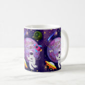 星を超えて、宇宙飛行士 コーヒーマグカップ (正面右)