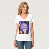 星を超えて、宇宙飛行士 Tシャツ (正面フル)