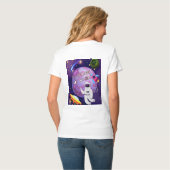 星を超えて、宇宙飛行士 Tシャツ (裏面フル)