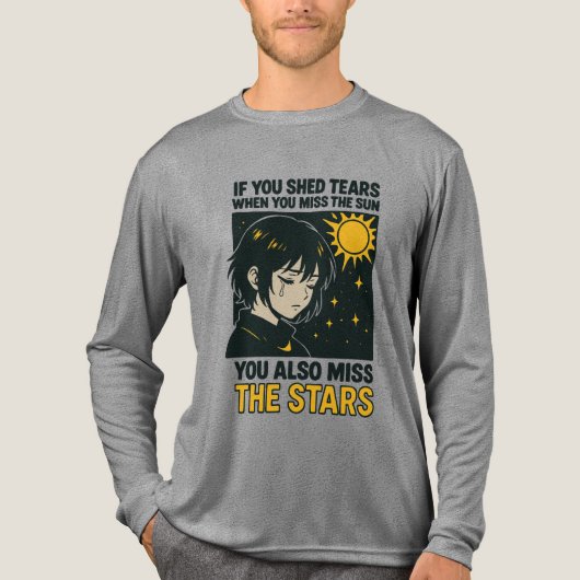 星を逃す トライブレンドＴシャツ (正面)