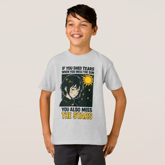 星を逃す Tシャツ (正面フル)