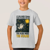 星を逃す Tシャツ (正面)