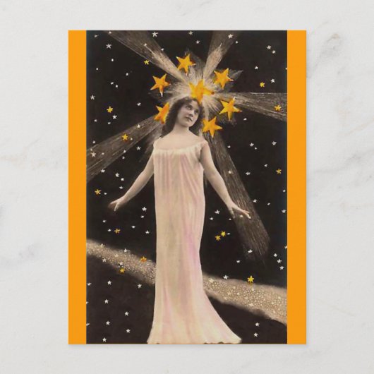 星を頭に浮かべて ポストカード (正面)