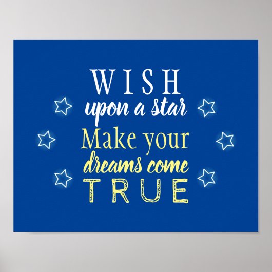 星を願う ポスター (正面)