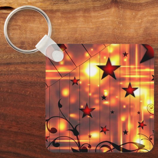 星アート キーホルダー (正面)