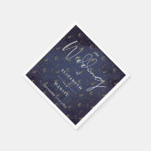 星エレガントと気分の天の神秘的な結婚 スタンダードカクテルナプキン (角)