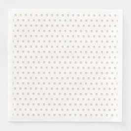 星エレガント柄の金ゴールドフェイク星白色