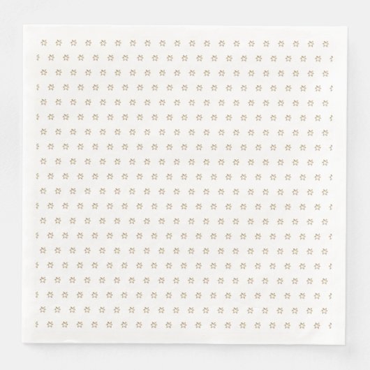 星エレガント柄の金ゴールドフェイク星白色 (正面)