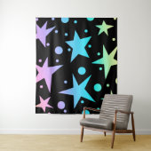 星カラフルグラデーション水玉模様集 タペストリー (インサイチュ)