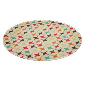 星カラフルレトロ幾何学的パターン カッティングボード (角)