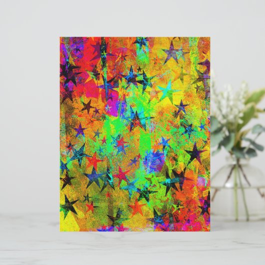 星カラフル折り紙紙 (スタンド正面)