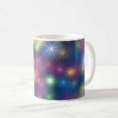 星カラフル輝く宇宙光 コーヒーマグカップ (正面右)