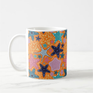 星カラフル魚 コーヒーマグカップ