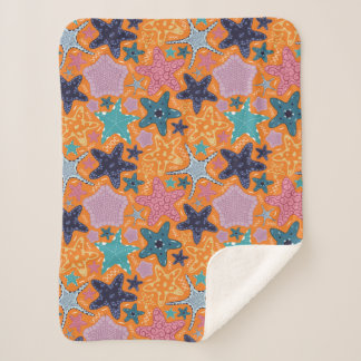 星カラフル魚 シェルパブランケット