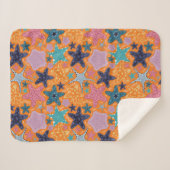 星カラフル魚 シェルパブランケット (正面(横))