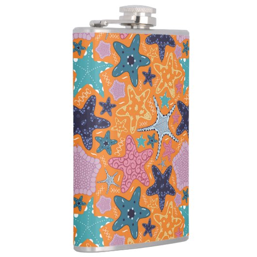 星カラフル魚 フラスク (右)
