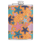 星カラフル魚 フラスク (正面)