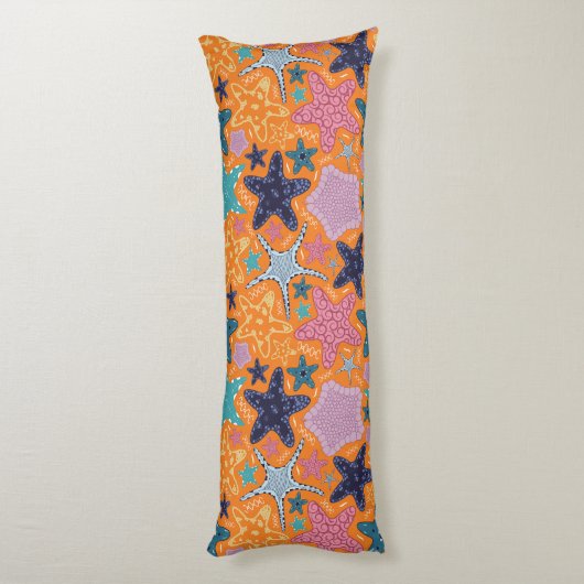 星カラフル魚 ボディピロー (裏面 (縦))