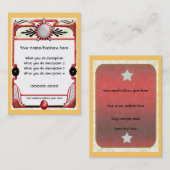 星カード 名刺 (正面/裏面)