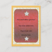 星カード 名刺 (裏面)