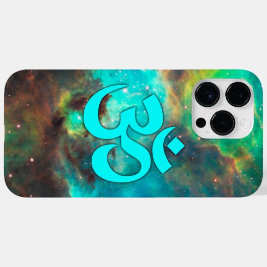 星クラスタアクアオブジェクトモデルのシンボル Case-Mate iPhoneケース (裏面 (横))