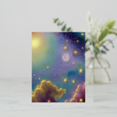 星グラフィック 箔シーズンポストカード (立ち正面)